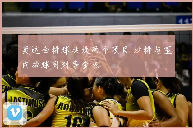 奥运会排球共设两个项目 沙排与室内排球同列争金点
